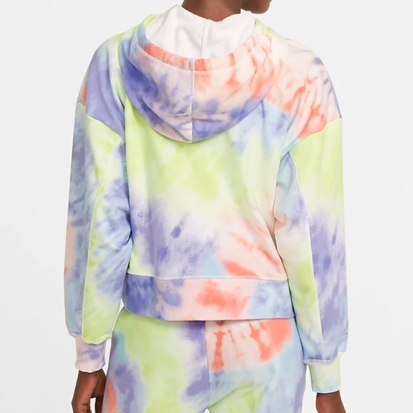NIKE Dri-FIT Get Fit Women's Tie-dye Pullover Training Hoodie Size Small - Picture 5 of 10